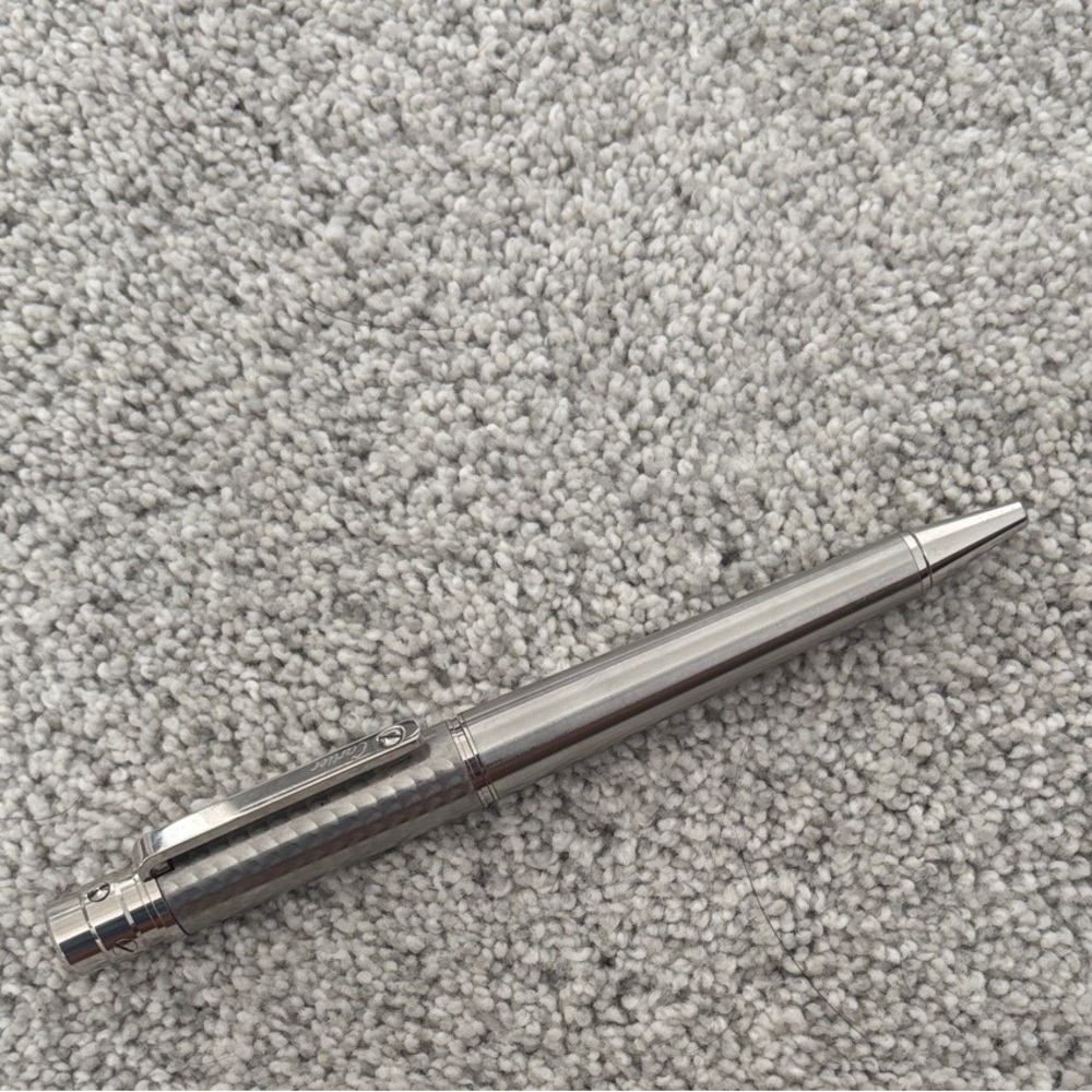 Sleek Silver Ballpoint Pen